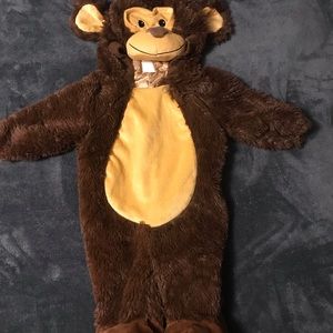 Infant 6-12 month size cozy monkey costume